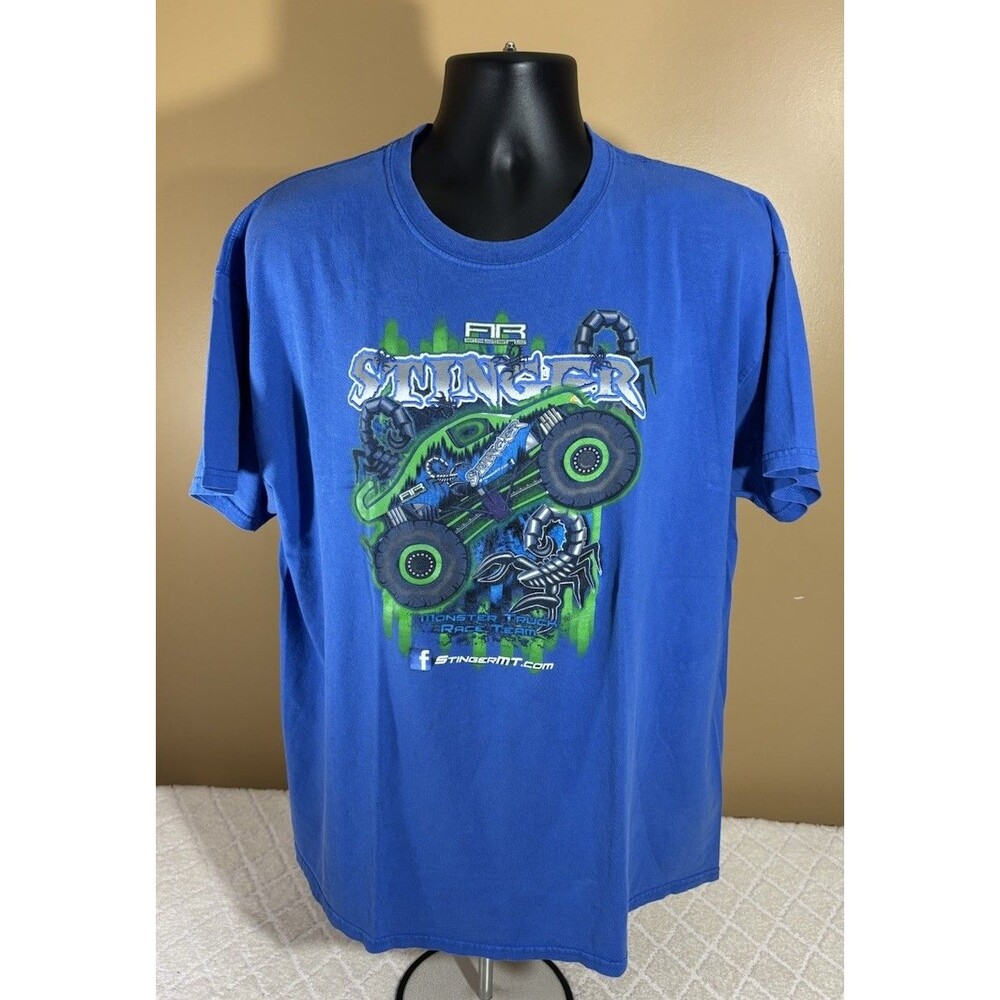 Stinger Monster Trucks Race Team Shirt Men’s Size XL Gildan